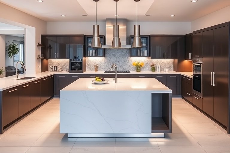 Cocina integral con isla